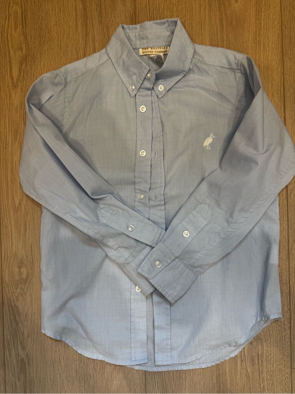 The Beaufort Bonnet Company Light Blue Button-Down Shirt for Kids